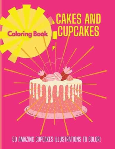 Cover image for Cakes and Cupcakes: Coloring Book