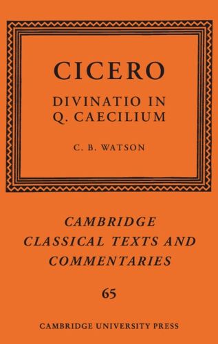 Cicero: Divinatio in Q. Caecilium