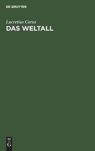 Cover image for Das Weltall: Ein Lehrgedicht in Sechs Gesangen