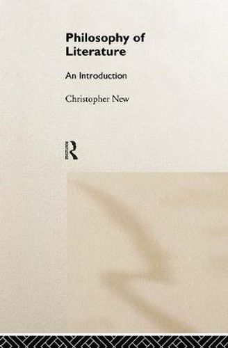 Cover image for Philosophy of Literature: An Introduction