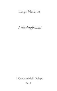 Cover image for I neologissimi