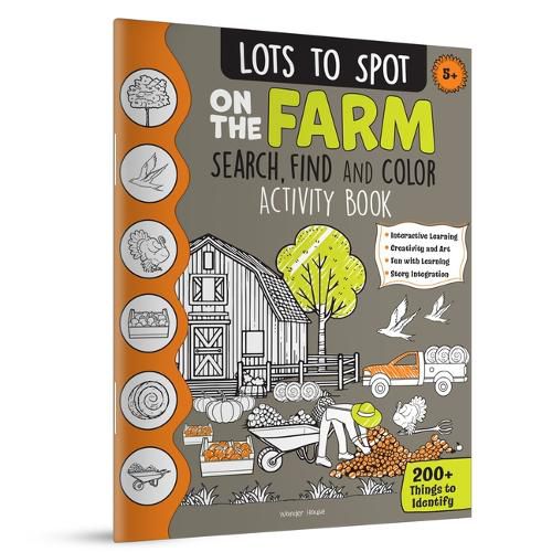 Cover image for Spot the Hidden coloring activity Book At Farm (Edition1)
