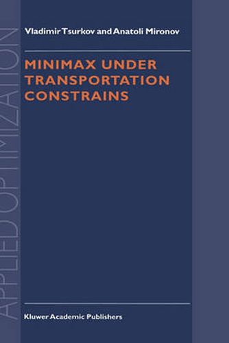 Cover image for Minimax Under Transportation Constrains