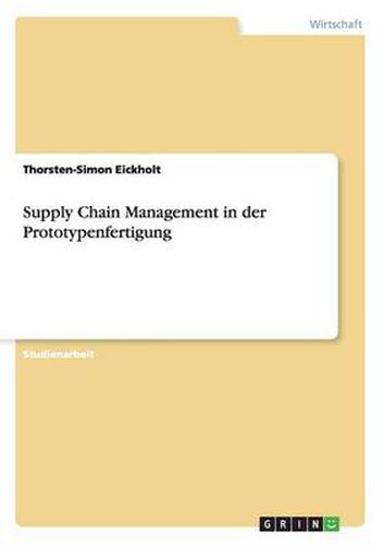 Cover image for Supply Chain Management in der Prototypenfertigung