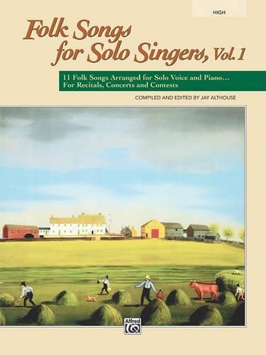 Cover image for Folk Songs for Solo Singers, Vol. 1