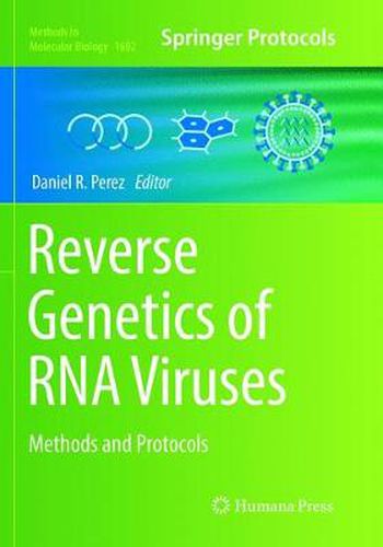 Cover image for Reverse Genetics of RNA Viruses: Methods and Protocols