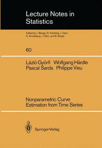 Cover image for Nonparametric Curve Estimation from Time Series