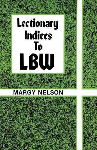 Cover image for Lectionary Indices to Lbw