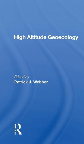 Cover image for High Altitude Geoecology