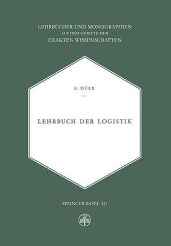 Cover image for Lehrbuch der Logistik