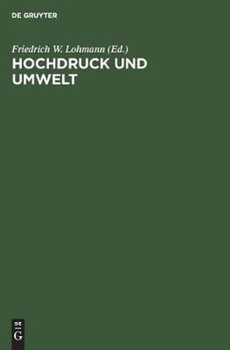 Cover image for Hochdruck und Umwelt