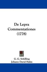 Cover image for de Lepra Commentationes (1778)