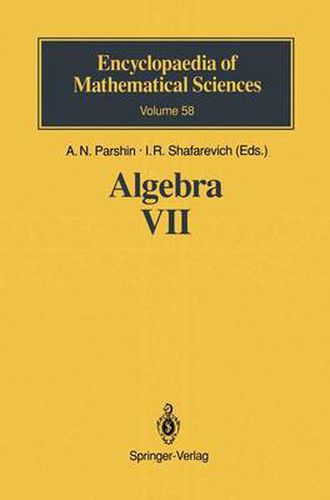 Cover image for Algebra VII: Combinatorial Group Theory Applications to Geometry