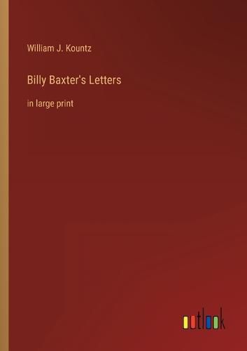 Cover image for Billy Baxter's Letters