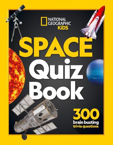 Cover image for Space Quiz Book: 300 Brain Busting Trivia Questions