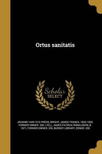 Cover image for Ortus sanitatis