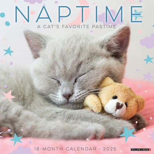 Cover image for Naptime: A Cat's Favorite Pastime 2026 12 X 12 Wall Calendar