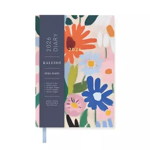 Cover image for 2026 Diary Gouache Floral Pocket