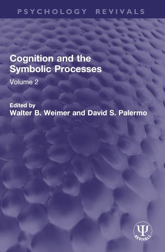 Cover image for Cognition and the Symbolic Processes