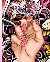 Cover image for Nail Salon Coloring Book