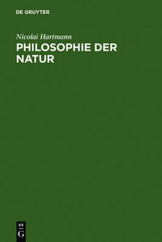 Philosophie Der Natur: Grundriss Der Speziellen Kategorienlehre