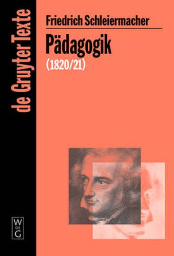 Cover image for Padagogik: Die Theorie Der Erziehung Von 1820/21 in Einer Nachschrift