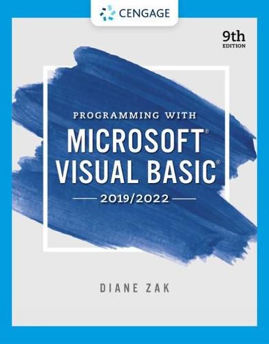 Cover image for Programming With Microsoft Visual Basic 2019/2022