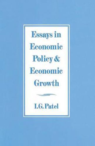 Cover image for Essays in Economic Policy and Economic Growth