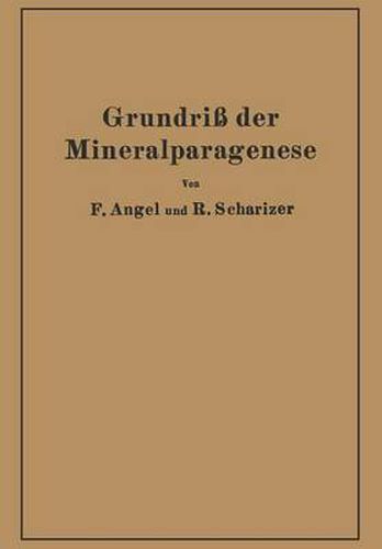 Cover image for Grundriss Der Mineralparagenese