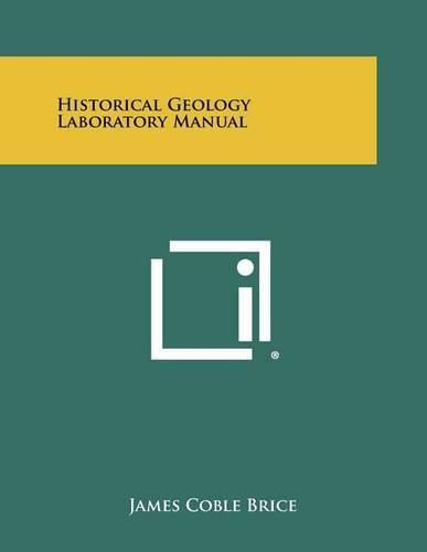Cover image for Historical Geology Laboratory Manual