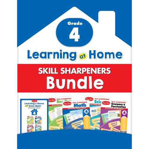 Cover image for Learning at Home Bundle, Grade 4