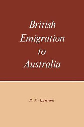 Cover image for British Emigration to Australia