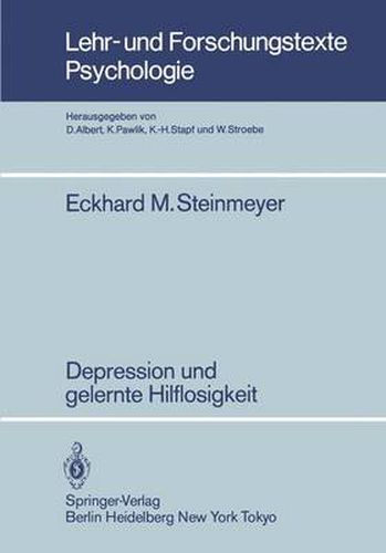 Cover image for Depression und Gelernte Hilflosigkeit