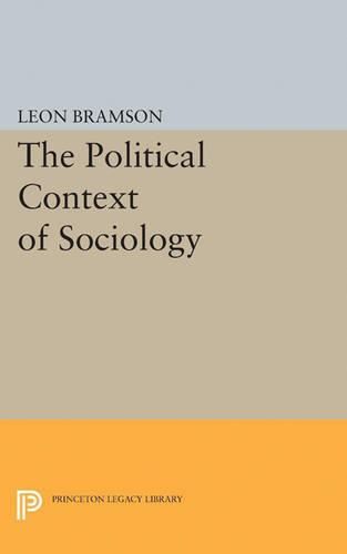 Cover image for The Political Context of Sociology