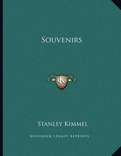 Cover image for Souvenirs