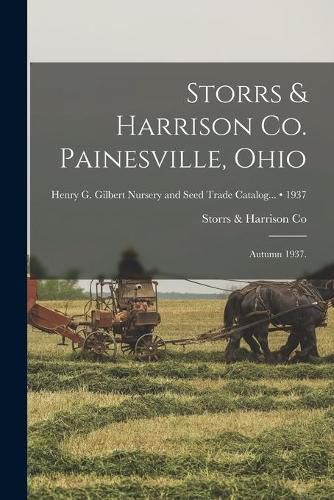 Cover image for Storrs & Harrison Co. Painesville, Ohio: Autumn 1937.; 1937