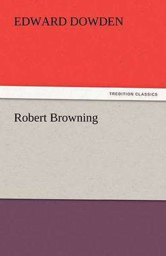 Cover image for Robert Browning