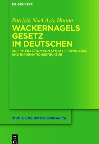 Cover image for Wackernagels Gesetz im Deutschen