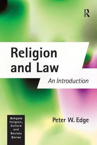 Cover image for Religion and Law: An Introduction