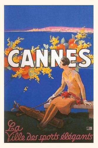 Cover image for Vintage Journal Cannes Travel Poster