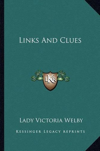 Cover image for Links and Clues