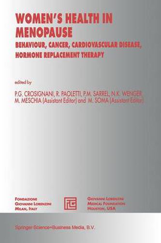 Cover image for Women's Health in Menopause: Behaviour, Cancer, Cardiovascular Disease, Hormone Replacement Therapy