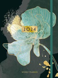 Cover image for Green Gold Flower (2024 Planner)