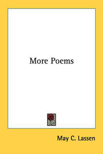 Cover image for More Poems