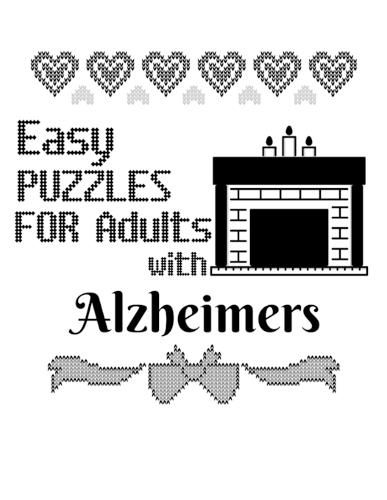 Cover image for Easy Puzzles For Adults With Alzheimers