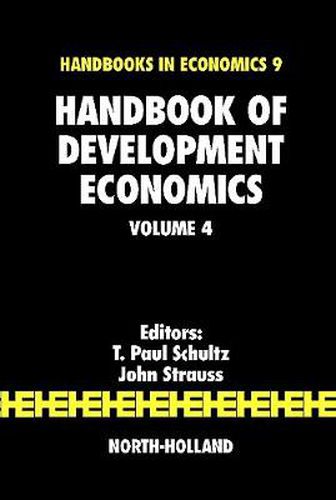 Cover image for Handbook of Development Economics