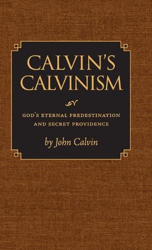 Cover image for Calvin's Calvinism: God's Eternal Predestination and Secret Providence