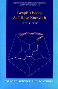 Cover image for Graph Theory as I Have Known it