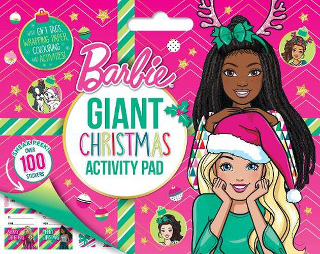 Cover image for Barbie: Giant Christmas Activity Pad (Mattel)