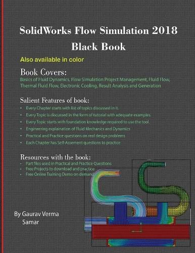 Cover image for SolidWorks Flow Simulation 2018 Black Book